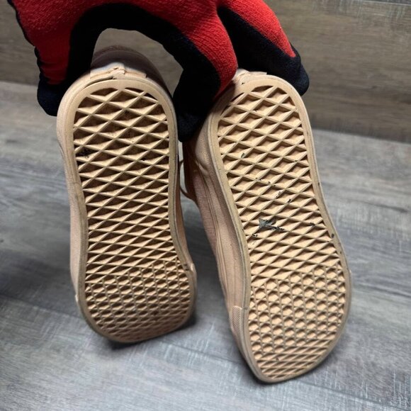 Vans Old Skool Peach Monochrome Canvas Sneakers Women's Size 8 - Picture 4 of 7